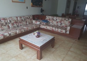 comfortable, quiet apartment, family building and on the same block from the beach.