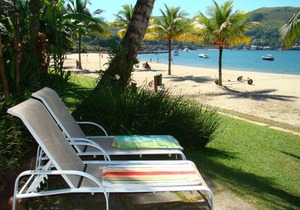 House on the sand beach, 4 bedrooms, spectacular view, Portogalo, Angra dos Rei