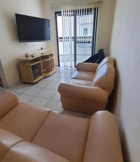 Tupi Apartment | 074 Cantinho da Praia - 1 quarto c/varanda - 200 m da praia - WI FI e com área de lazer - PISCINA e Salão de Jogos e ESTACIONAMENTO GRATUITO