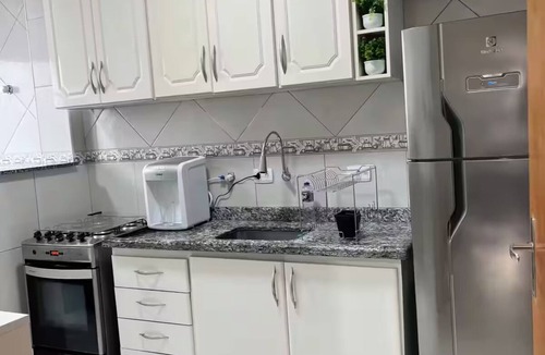 Boqueirao Apartment | 100 meters from the beach with parking and barbecue area