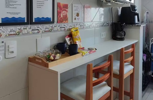 Boqueirao Apartment | 100 meters from the beach with parking and barbecue area