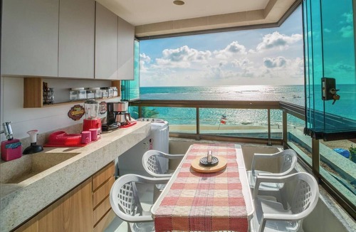 Centro Apartment | 2-Bedroom Beachfront Apartment in the Center of Porto de Galinhas - Mirante de Porto 306