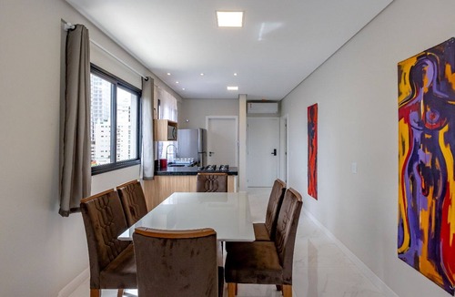 Porto Belo Apartment | 3-bedroom apartment, 150m from Perequê beach, 1 parking space, near the lake and pier, Hard Rock Cafe.