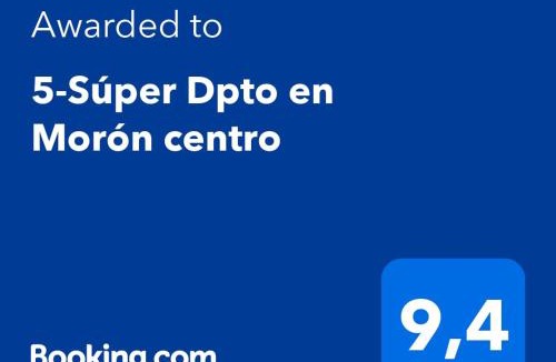 Moron Apartment | 5-Súper Dpto en Morón centro