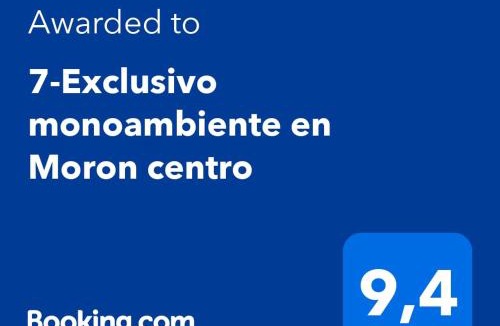 Moron Apartment | 7-Exclusivo monoambiente en Moron centro