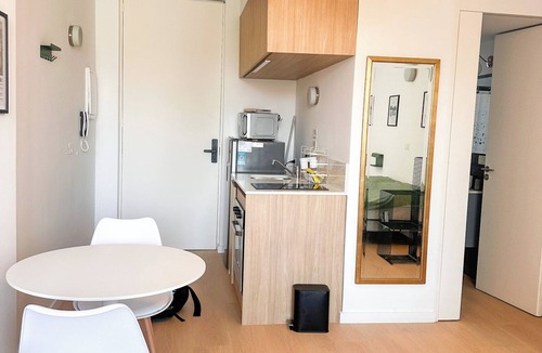 Nunez Apartment | Adorable 1-bedroom studio with AC in Nuñez BA. Close to River, Obras, Cenard