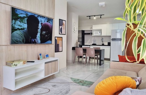 Jatiuca Apartment | Apê Moderno Completo: Ar, Wi-Fi, Academia, Piscina