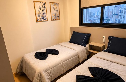 Centro Apartment | Apartamento 2 Quartos Premium com Suíte no Centro com Piscina, Academia e Garagem - Prédio de Alto Padrão