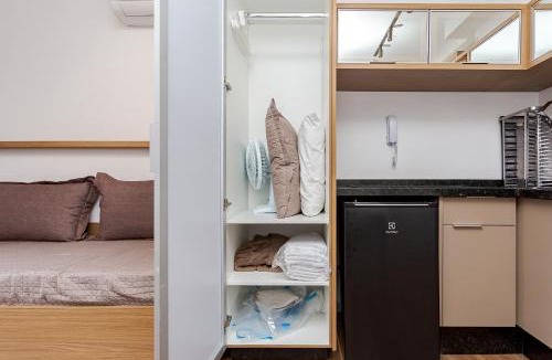 Matriz Apartment | Apartamento 411 - Ibiza · Piscina aquecida, Academia | Enxoval e cozinha 4p.