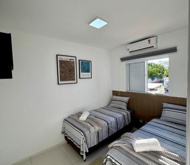 Tres Lagoas Apartment | Apartamento Espetacular 2 Quartos com A C Hospede C
