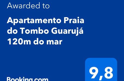 Tombo Apartment | Apartamento Praia do Tombo Guarujá 120m do mar