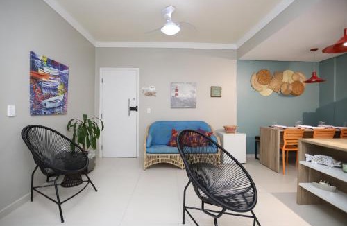 Tombo Apartment | Apartamento Praia do Tombo Guarujá 120m do mar