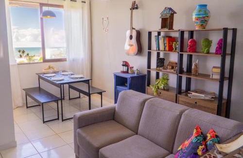 Jacarecica Apartment | apartamento vista mar 2 quartos estacionamento gratis Netflix e self check in