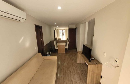 Camorim Apartment | Apartment in Barra Olímpica with kitchen and garage.