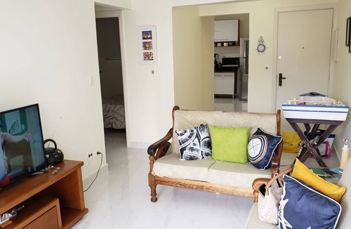Tombo Apartment | Apartment in Praia do Tombo with suite, Guarujá