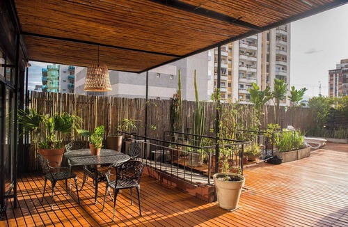 Palermo Apartment | Apartment in Palermo ideal for 18 people groups. Huge green terrace