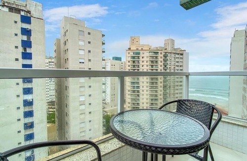 Barra Funda Apartment | Apt com Varanda e vista para o mar 4 Quartos