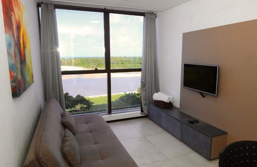 Barra de Jangada Apartment | Apto beira-mar com piscina em Barra de Jangada