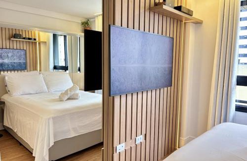 Matriz Apartment | Apto Moderno c/Lazer Completo, Piscina e Academia