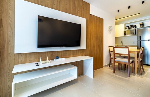 Barra de Sao Miguel Apartment | APTO Próximo à Praia | Varanda Gourmet | Climatizado | San Martin | Destino BSM 203A