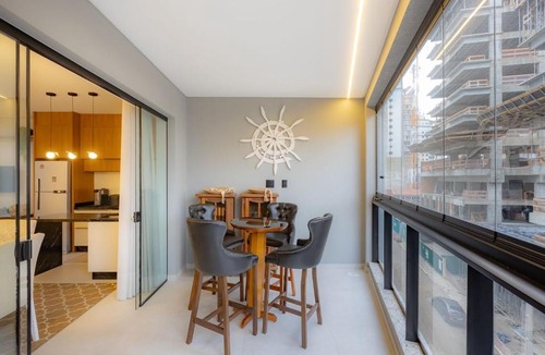 Porto Belo Apartment | Apto Premium com Varanda Gourmet a 290m da Praia