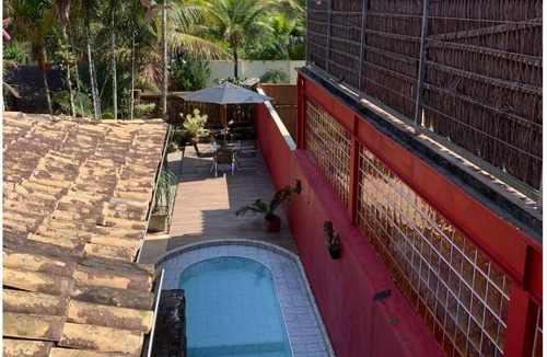 Itamambuca House | Beachfront house with pool, sauna, barbecue, 1 minute from the sand.