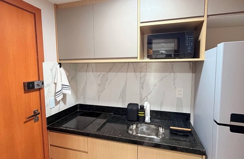 Piata Apartment | Beachfront Studio in Piatã | Incredible View, Wi-Fi, Smart TV and Garage