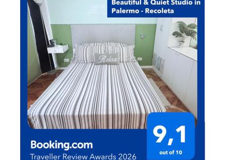 Recoleta Apartment | Beautiful & Quiet Studio in Palermo - Recoleta