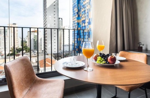 Cerqueira Cesar Apartment | BHaus Jardins VN Melo Alves - Grand Studio Deluxe 6o andar - Próximo à Oscar Freire - Academia - Piscina - Lavanderia - Coworking - Vaga de Garagem - Metrô - ma67