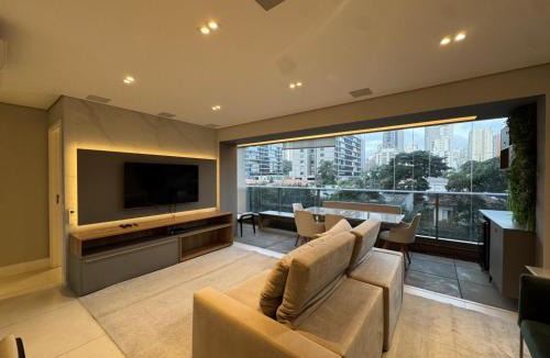 Brooklin Paulista Apartment | Brooklin 2 Suítes - Até 6 hóspedes - 2 Vagas Habitarte