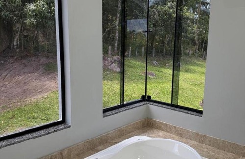 Pedras Grandes House | Cabana com hidromassagem em Reserva Natural