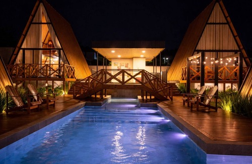 Palhoca Cabin | Cabana com Piscina Aquecida e Spa