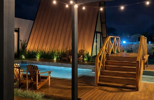 Palhoca Cabin | Cabana com Piscina Aquecida e Spa