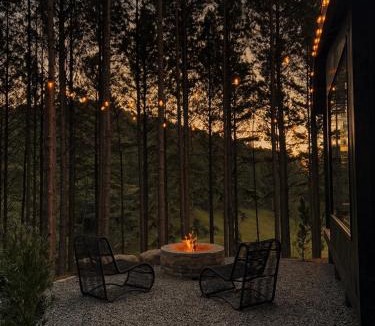 Benedito Novo Ski Chalet | Cabana para casal com banheira e vista na natureza