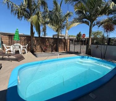 Itapoa House | Cantinho das Palmeiras Linda casa c piscina, p 12 pessoas, sossego