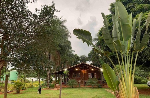 Morada Nova de Minas Ski Chalet | Casa de Madeira c/Fogão a lenha e lago para pesca