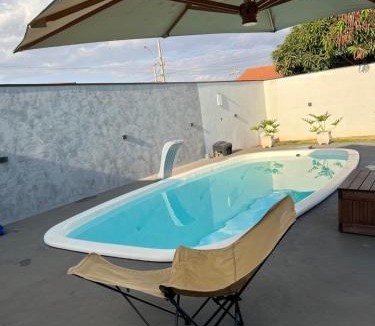 Chapadao do Sul House | Casa de piscina Pôr do Sol