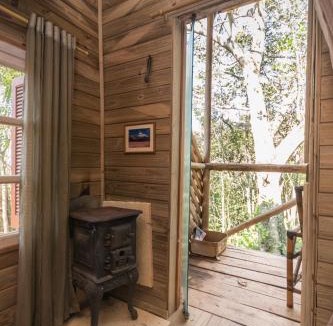 Praia Grande Cabin | Chalé Envidraçado no Itaimbezinho
