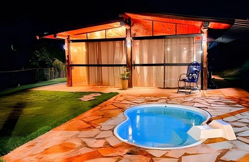 Alexania Ski Chalet | Chalé Mirante com vista do lago, piscina privativa e banheira de imersão