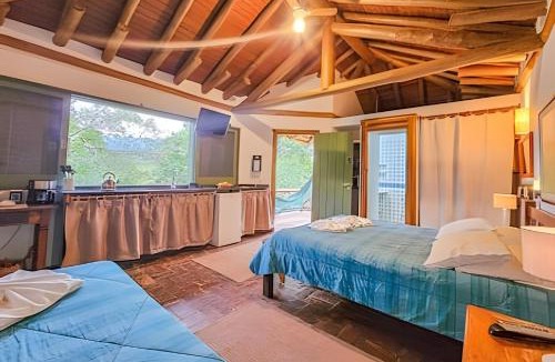 Passa Quatro Apartment | Chalé p/família com lareira, sauna e piscina