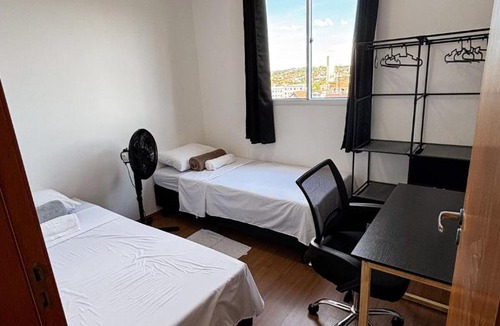 Floresta Apartment | Condomínio Jardim Arezzo Wi-Fi 600Mb e garagem