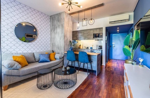 Palermo Apartment | Designer studio in Palermo H with rooftop pool