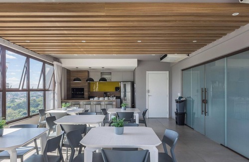 Mossungue Apartment | Estúdio Moderno com Churrasqueira e Garagem ECO1110