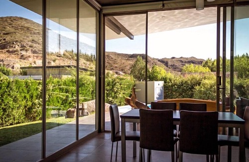 Rincon del Atuel Ski Chalet | Exclusive Mountain Chalet in Atuel Canyon with Swimming Pool, Jacuzzi and Waterfall