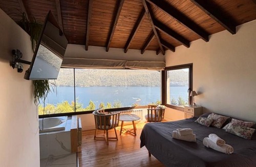 Villa Catedral Villa | Exclusivo Lodge de Lujo, Vista al Lago y Jacuzzi