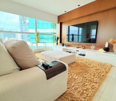 Centro Apartment | Exclusivo Frente Mar na Barra Sul Av. Atlântica