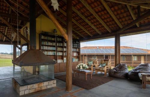 Palmeira House | Fazenda com Piscina Termica