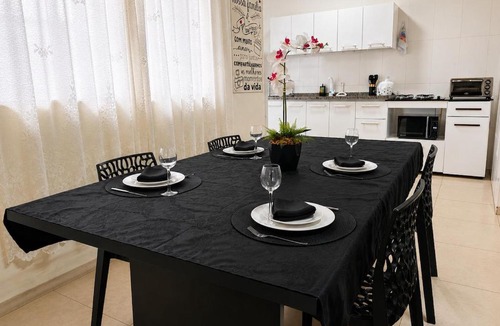 Ourinhos House | Flat 2 quartos em residencial | Ar e garagem