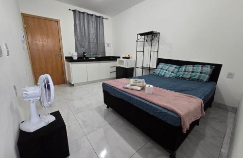 Aparecida de Goiania Apartment | Flat completo a 6 minutos de mercado e praça
