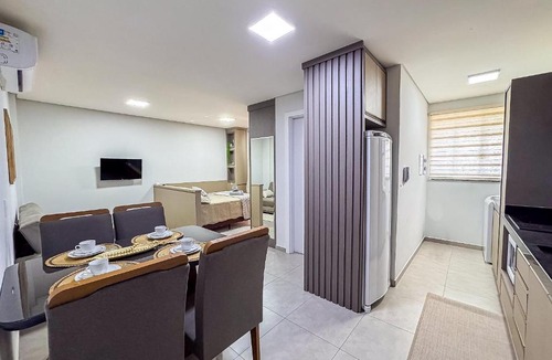 Santa Terezinha Apartment | Flat completo p/até 3 pessoas/ao lado da faculdade